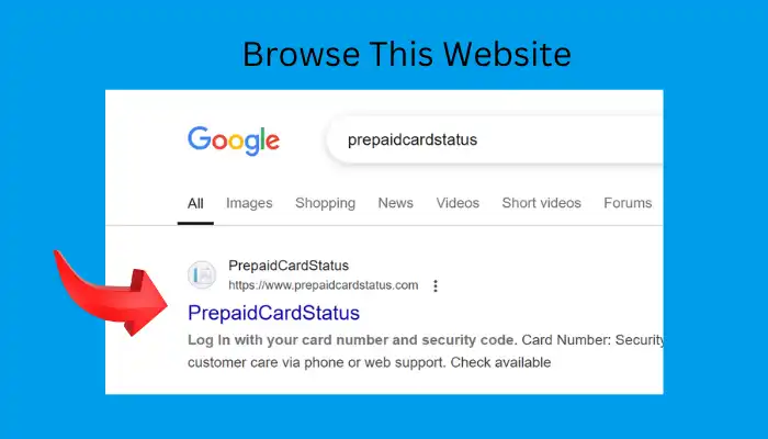 PrepaidCardStatus Official Login Page Screenshot PrepaidCardStatus Official Login Page Screenshot